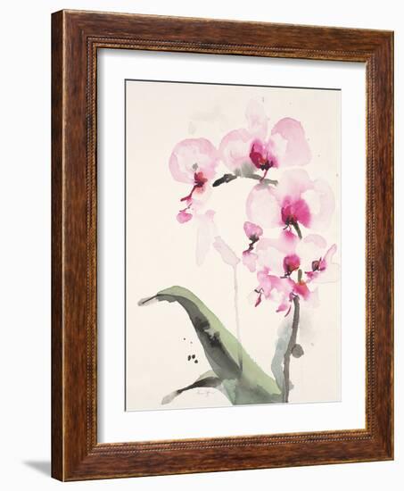 Morning Orchid 1-Karin Johannesson-Framed Art Print