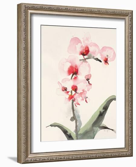 Morning Orchid 2-Karin Johannesson-Framed Art Print