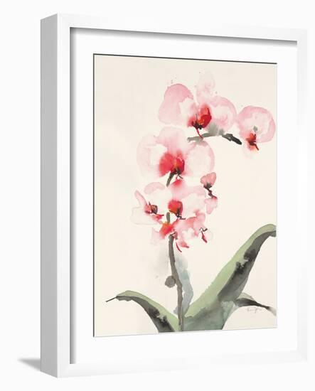 Morning Orchid 2-Karin Johannesson-Framed Art Print