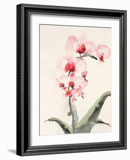 Morning Orchid 2-Karin Johannesson-Framed Art Print