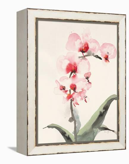 Morning Orchid 2-Karin Johannesson-Framed Stretched Canvas