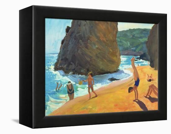 Morning, Platja Dos Rosais, Costa Brava, 1997-Andrew Macara-Framed Premier Image Canvas