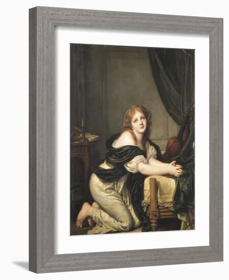 Morning Prayer, 1775-1780-Jean-Baptiste Greuze-Framed Giclee Print