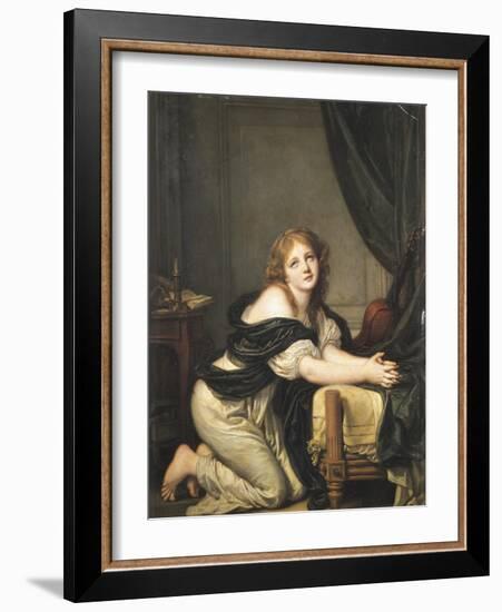 Morning Prayer, 1775-1780-Jean-Baptiste Greuze-Framed Giclee Print