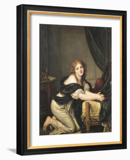 Morning Prayer, 1775-1780-Jean-Baptiste Greuze-Framed Giclee Print