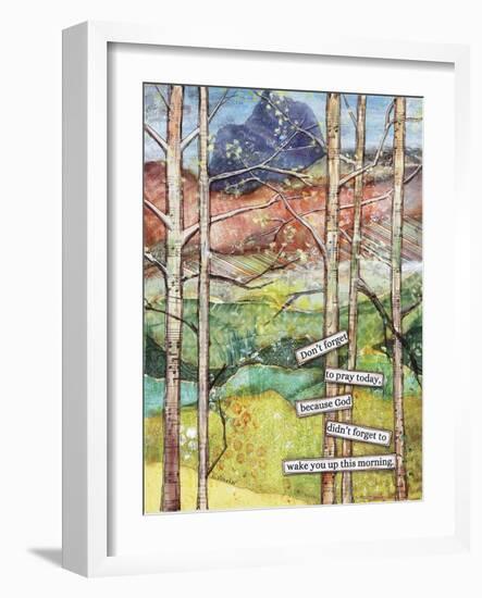 Morning Prayer-Let Your Art Soar-Framed Giclee Print