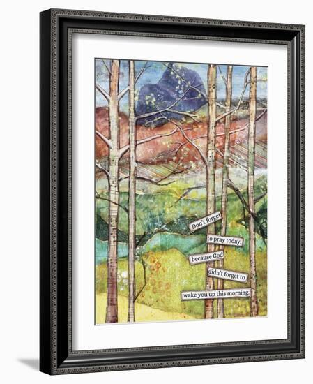 Morning Prayer-Let Your Art Soar-Framed Giclee Print