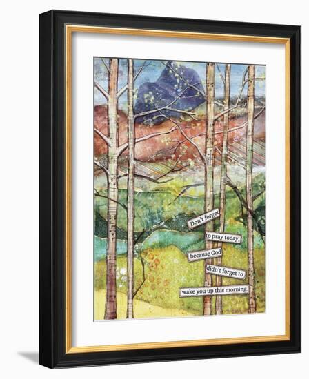 Morning Prayer-Let Your Art Soar-Framed Giclee Print