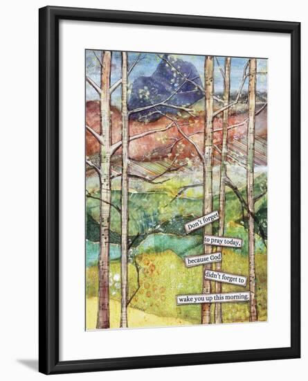 Morning Prayer-Let Your Art Soar-Framed Giclee Print