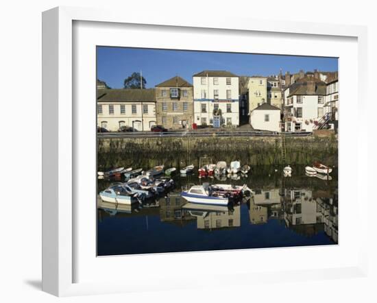 Morning Reflections, Falmouth, Cornwall, England, United Kingdom, Europe-Ken Gillham-Framed Photographic Print
