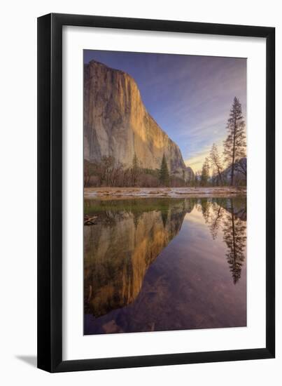 Morning Reflections in Yosemite Valley-Vincent James-Framed Photographic Print