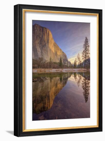 Morning Reflections in Yosemite Valley-Vincent James-Framed Photographic Print