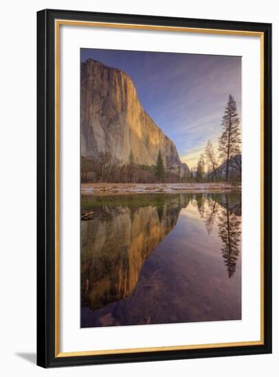 Morning Reflections in Yosemite Valley-Vincent James-Framed Photographic Print