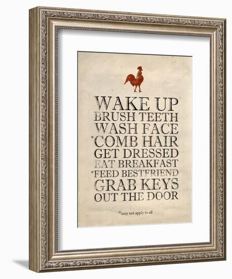 Morning Reminders-Morgan Yamada-Framed Art Print