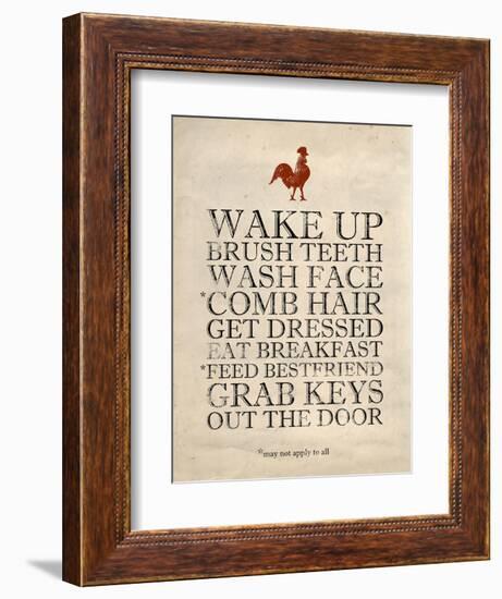 Morning Reminders-Morgan Yamada-Framed Art Print