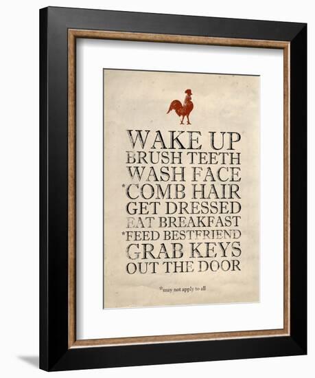 Morning Reminders-Morgan Yamada-Framed Art Print