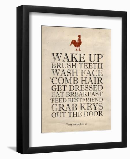 Morning Reminders-Morgan Yamada-Framed Art Print