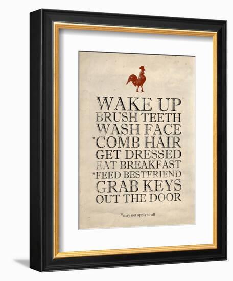 Morning Reminders-Morgan Yamada-Framed Art Print