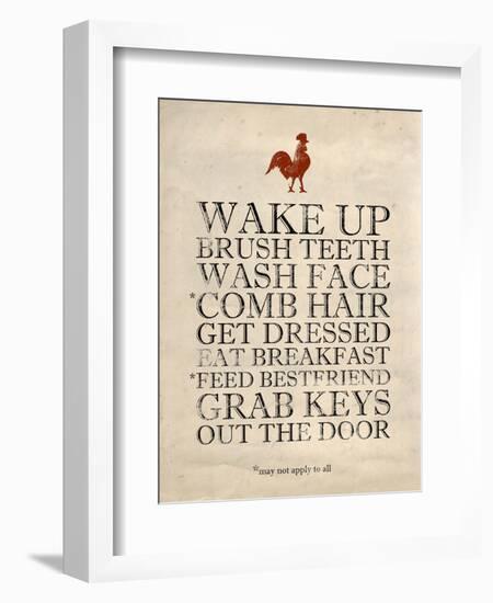 Morning Reminders-Morgan Yamada-Framed Premium Giclee Print