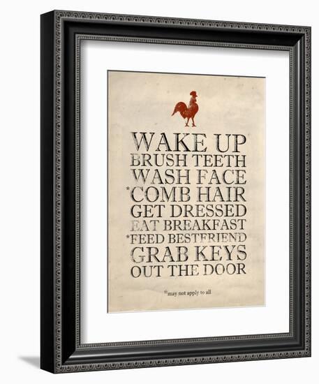 Morning Reminders-Morgan Yamada-Framed Premium Giclee Print