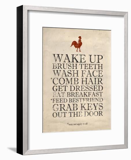 Morning Reminders-Morgan Yamada-Framed Art Print