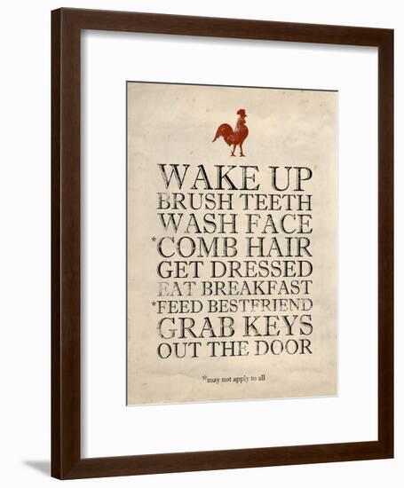 Morning Reminders-Morgan Yamada-Framed Art Print