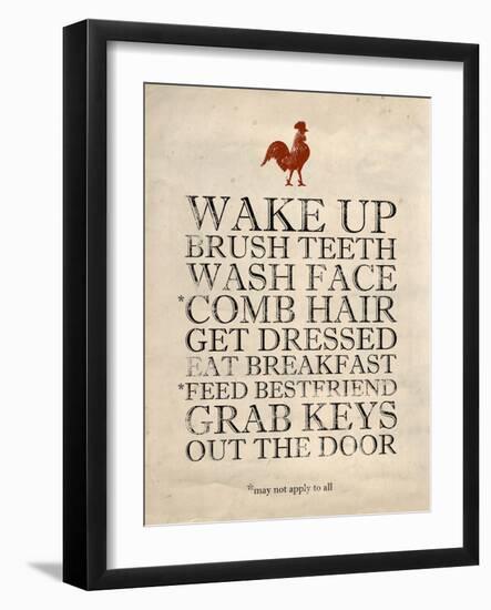 Morning Reminders-Morgan Yamada-Framed Art Print