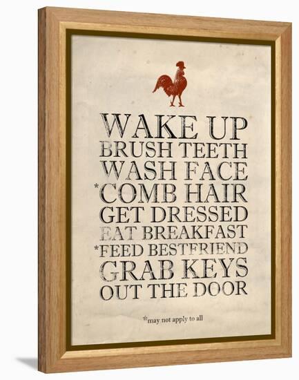 Morning Reminders-Morgan Yamada-Framed Stretched Canvas