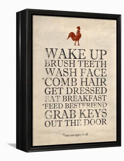 Morning Reminders-Morgan Yamada-Framed Stretched Canvas