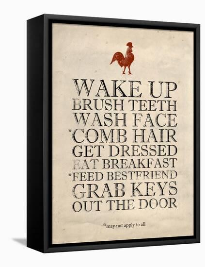 Morning Reminders-Morgan Yamada-Framed Stretched Canvas