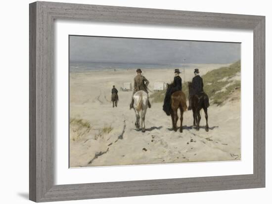 Morning Ride Along the Beach, 1876-Anton Mauve-Framed Giclee Print