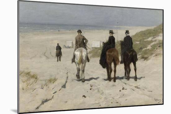 Morning Ride Along the Beach, 1876-Anton Mauve-Mounted Giclee Print