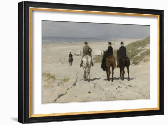 Morning Ride Along the Beach, 1876-Anton Mauve-Framed Giclee Print