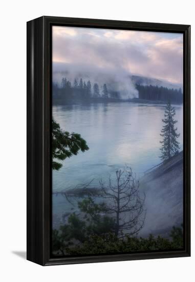 Morning Riverside, Yellowstone-Vincent James-Framed Premier Image Canvas