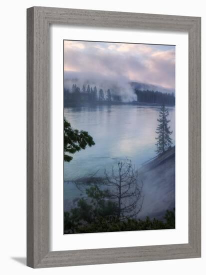 Morning Riverside, Yellowstone-Vincent James-Framed Photographic Print