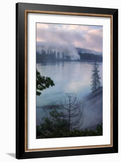 Morning Riverside, Yellowstone-Vincent James-Framed Photographic Print