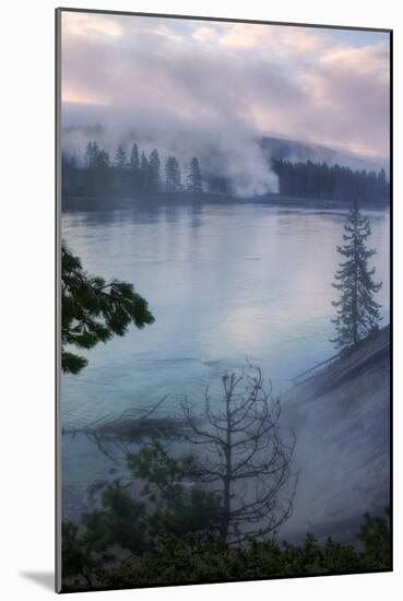 Morning Riverside, Yellowstone-Vincent James-Mounted Photographic Print