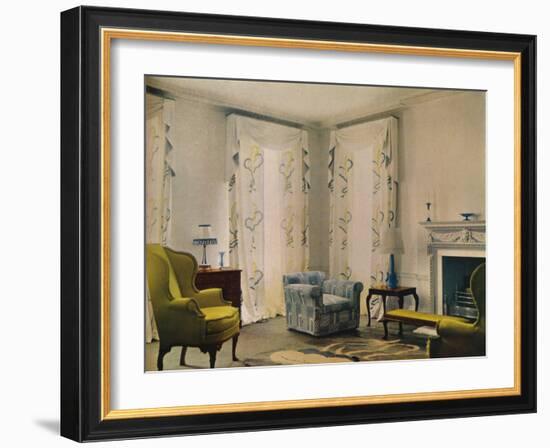 Morning room in the house of Mr Vestey at 9 Templewood Avenue, Hampstead, London, 1932-Unknown-Framed Photographic Print