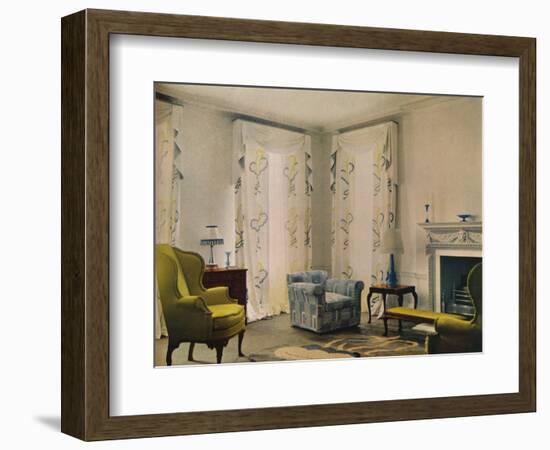 Morning room in the house of Mr Vestey at 9 Templewood Avenue, Hampstead, London, 1932-Unknown-Framed Photographic Print