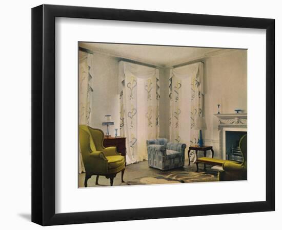 Morning room in the house of Mr Vestey at 9 Templewood Avenue, Hampstead, London, 1932-Unknown-Framed Photographic Print