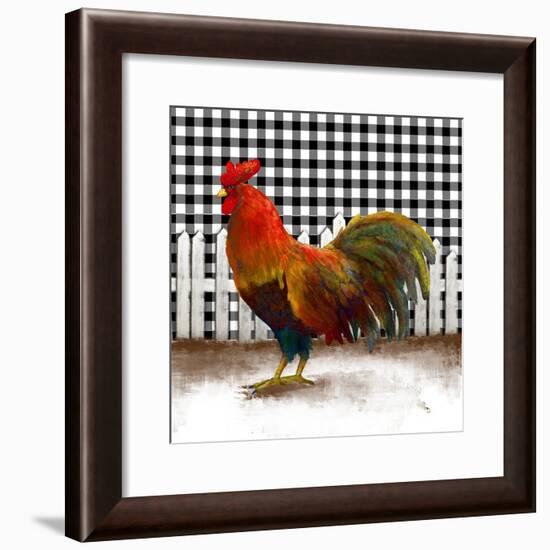 Morning Rooster II-Dan Meneely-Framed Art Print