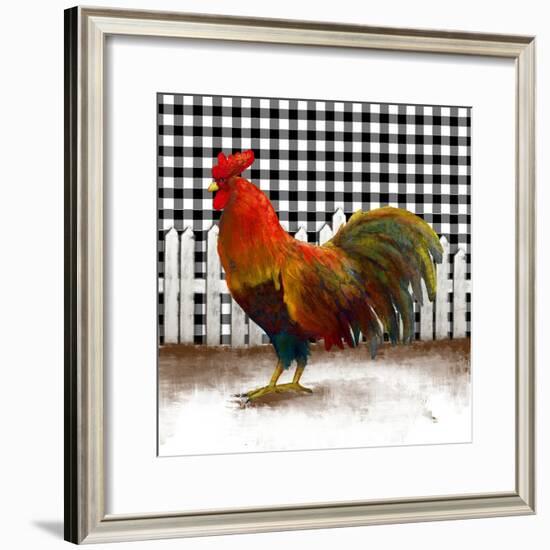 Morning Rooster II-Dan Meneely-Framed Art Print