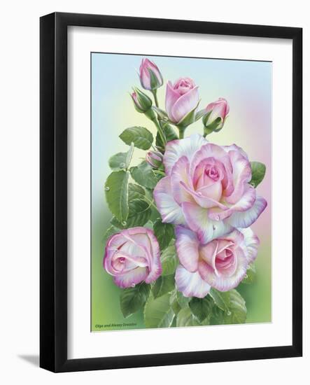 Morning Roses-Olga And Alexey Drozdov-Framed Giclee Print