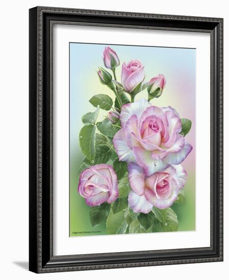 Morning Roses-Olga And Alexey Drozdov-Framed Giclee Print