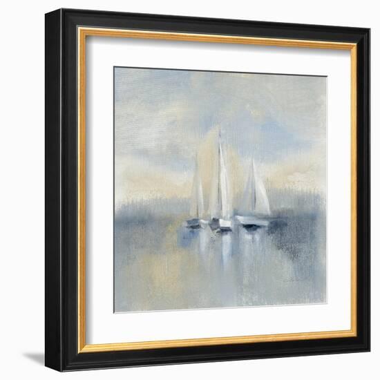 Morning Sail I Blue-Silvia Vassileva-Framed Art Print