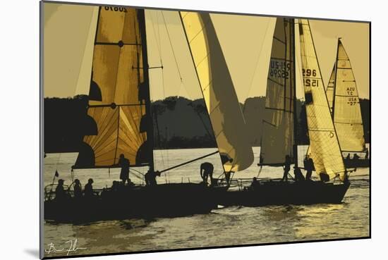 Morning Sail-5fishcreative-Mounted Giclee Print