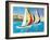 Morning Sails II-Julie DeRice-Framed Art Print