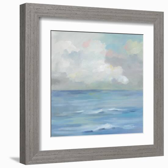 Morning Seaside Clouds-Silvia Vassileva-Framed Art Print