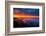 Morning Sky Fire Fog Golden Gate Bridge, San Francisco California Travel-Vincent James-Framed Photographic Print