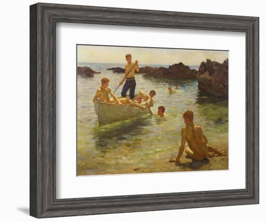 Morning Splendour, 1922-Henry Scott Tuke-Framed Giclee Print